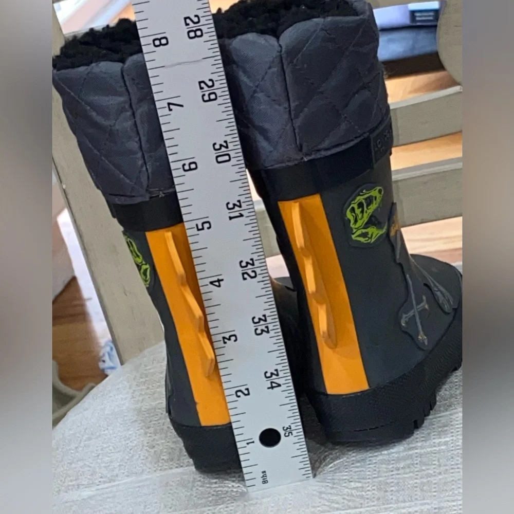Toddler LONDON FOG Toby Waterproof Snow Boots Kids Rain Sherpa Lined Size: 5